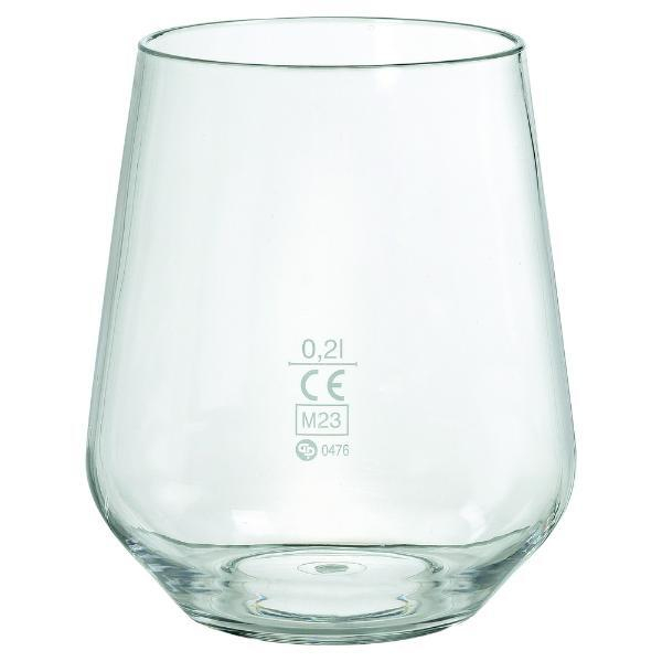 7321032080376 - wiederverwendbares elegantes Trinkglas 30 cl  Transparent 7321032080376 6 Stück