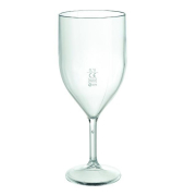 wiederverwendbares Weinglas 23 cl,  Transparent