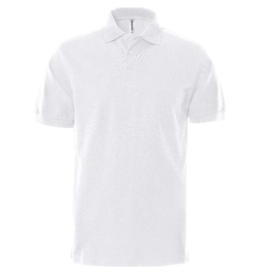 1724 Acode Poloshirt PIQ, weiß, Größe: 4XL