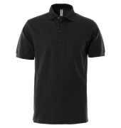 1724 Acode Poloshirt PIQ, schwarz, Größe: 2XL