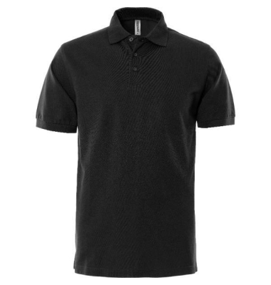 1724 Acode Poloshirt PIQ, schwarz, Größe: 2XL