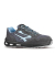Sicherheitshalbschuhe, S3S, SRC, ESD, Unisex, grau/blau, Größe 35