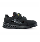 Sicherheitssandalen, S1P, SRC, ESD, Unisex, schwarz, Größe 45
