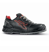 Sicherheitshalbschuhe, S3S, SRC, ESD, Unisex, schwarz/rot, Größe 40