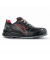 Sicherheitshalbschuhe, S3S, SRC, ESD, Unisex, schwarz/rot, Größe 40