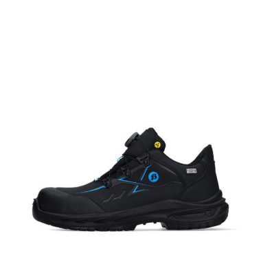 Sicherheitshalbschuhe, S7S, ESD, Unisex, schwarz/blau, Größe 42