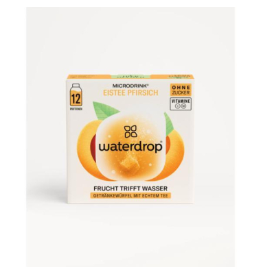 Microdrink Eistee Pfirsich, 6 Packungen je 12 Portionen
