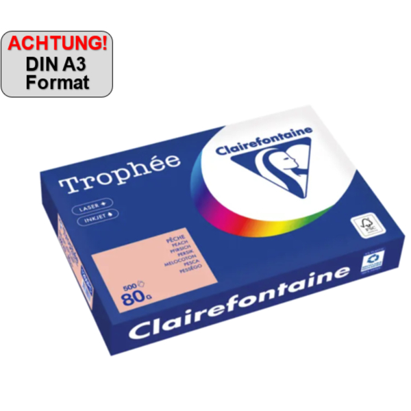 3329680004571 - Kopierpapier A3 80g pfirsich 500Bl 3329680004571 500 Blatt 3329680004571 - Kopierpapier A3 80g pfirsich 500Bl 3329680004571 500 Blatt