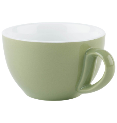 6 APS Cappuccinotasse Snug grün 0,3 l