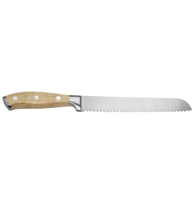 Brotmesser silber, braun