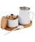 Milch- und Zucker-Set Miluro weißbraun