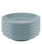 6 APS Untertassen Snug Kaffee blau