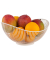 Obstkorb Svart weiß