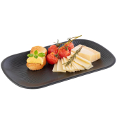 Tablett Nero GN 14 schwarz länglich 26,5 cm
