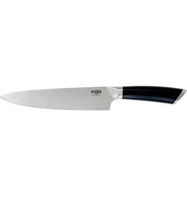 Kochmesser EGO Sandvik, ES20CK silber, schwarz