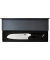 Santokumesser EGO Sandvik, ES18SK silber, schwarz