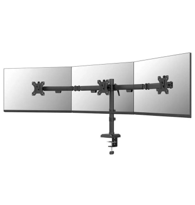 Arm für Monitor-Halterung DS60-600BL3 schwarz für 3 Bildschirme, Tischbohrung