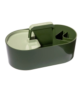 Schreibtisch-Organizer Toolbox Loft grün Kunststoff 4 Fächer 34,0 x 18,7 x 18,8 cm