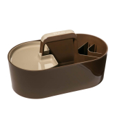 Schreibtisch-Organizer Toolbox Loft braun Kunststoff 4 Fächer 34,0 x 18,7 x 18,8 cm