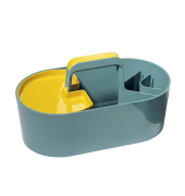Schreibtisch-Organizer Toolbox Loft blau Kunststoff 4 Fächer 34,0 x 18,7 x 18,8 cm