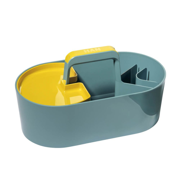 4012473120082 - Schreibtisch-Organizer Toolbox Loft blau Kunststoff 4 Fächer 340 x 187 x 188 cm 4012473120082 HAN 4012473120082 - Schreibtisch-Organizer Toolbox Loft blau Kunststoff 4 Fächer 340 x 187 x 188 cm 4012473120082 HAN