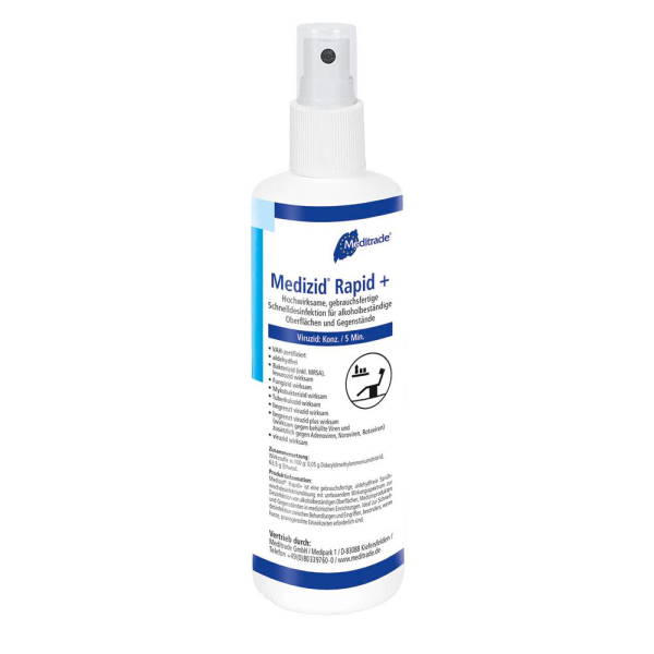 4250016409410 - Medizid Rapid+ Desinfektionsmittel 250 ml 4250016409410 250 Milliliter 4250016409410 - Medizid Rapid+ Desinfektionsmittel 250 ml 4250016409410 250 Milliliter