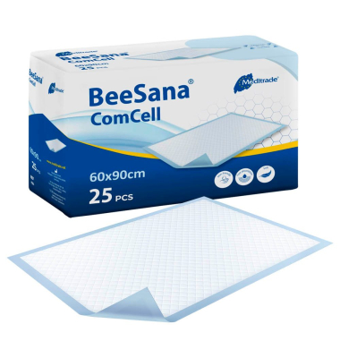 Einweg-Betteinlagen BeeSana ComCell 1-lagig weiß