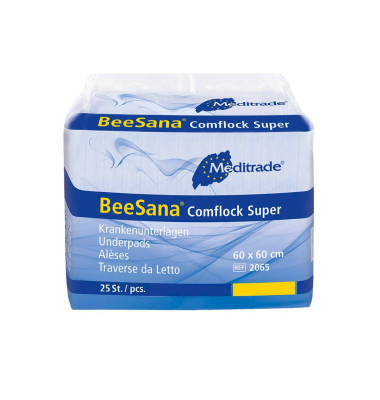 Einweg-Betteinlagen BeeSana Comflock Super 1-lagig weiß Einweg-Betteinlagen BeeSana Comflock Super 1-lagig weiß