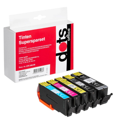  2x schwarz, cyan, magenta, gelb Druckerpatronen kompatibel zu Canon PGI-550 XL PGBK, CLI-551 XL BKCMY