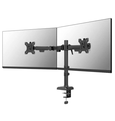 Arm für Monitor-Halterung DS60-600BL2 schwarz für 2 Bildschirme, Tischbohrung