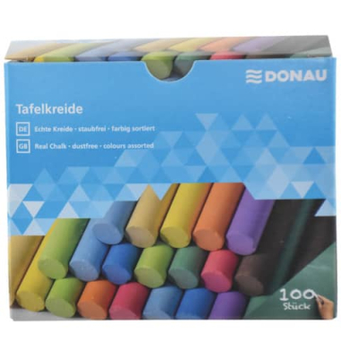 Tafelkreide, 4520100-99, farbig sortiert