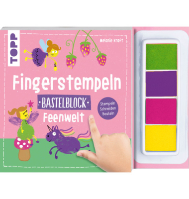 Bastelblock Fingerstempeln Feenwelt