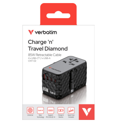 Ladegerät Travel-Charger 85W schwarz