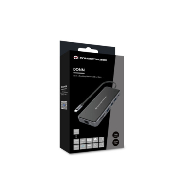 USB 3.2 Gen 1 Dockingstation 12-in-1