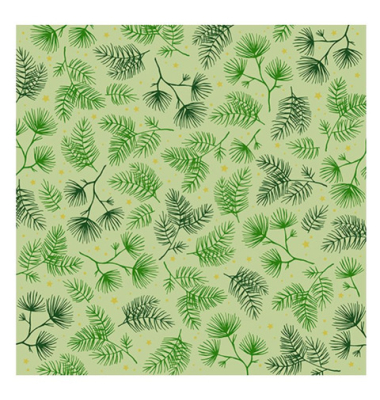 Weihn.Zelltuchserviette 33x33cm