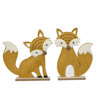Dekofigur Fuchs orange sortiert