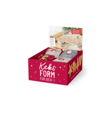 Keksform Happy Christmas sortiert