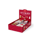 Weihn.Notizblock Happy Christmas sort.