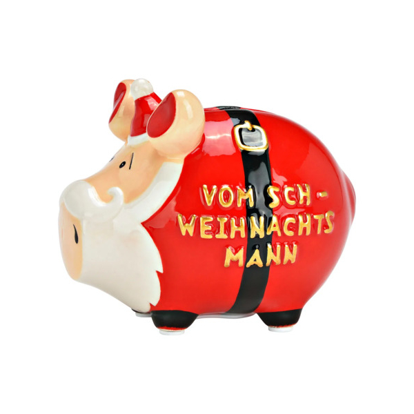 3 Stück KCG Spardose Schwein (klein) 10044522 , Weihnachtsmann 4007698706555 KCG