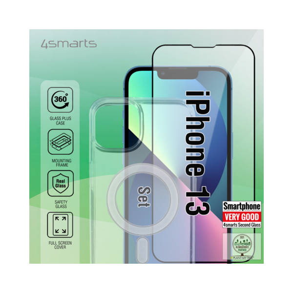 4250774956782 - 360° Starter Set mit X-Pro Full Cover Glas Montagerahmen und UltiMag Hülle für Apple iPhone 13 4250774956782 - 360° Starter Set mit X-Pro Full Cover Glas Montagerahmen und UltiMag Hülle für Apple iPhone 13