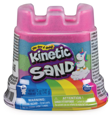 Kinetic-Sand KNS Rainbow Unicorn Castle