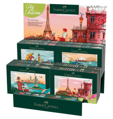 Geschenkset 12-teilig Citys sortiert