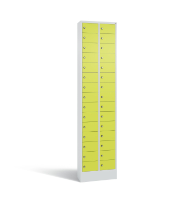 Fachschrank 30Fächer 195x46x20cm lgr/clowngn