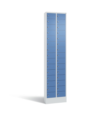 Fachschrank 30F&auml;cher 195x46x20cm lgr/fbl