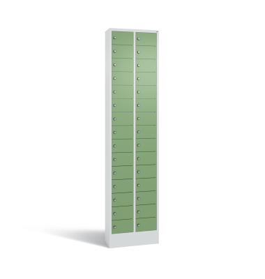 Fachschrank 30Fächer 195x46x20cm lgr/resedagn
