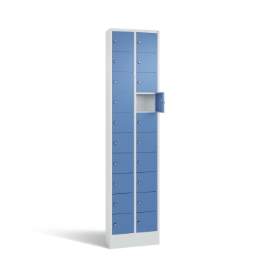Fachschrank 20Fächer 195x46x20cm lgr/fbl