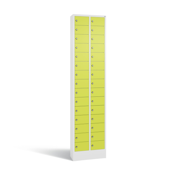 4066681196582 -  Fachschrank 30Fächer 195x46x20cm ws clowngn 4066681196582 C+P