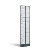 Fachschrank 20Fächer 195x46x20cm an/lgr