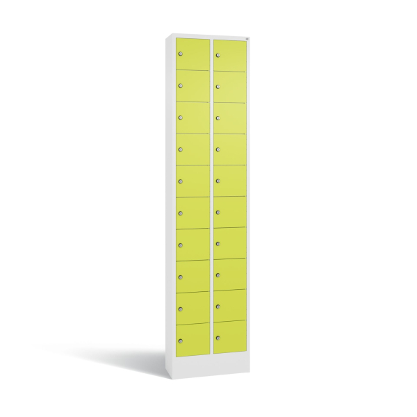 4066681196674 -  Fachschrank 20Fächer 195x46x20cm ws clowngn 4066681196674 C+P