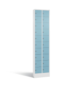 Fachschrank 20Fächer 195x46x20cm ws/architekturbl